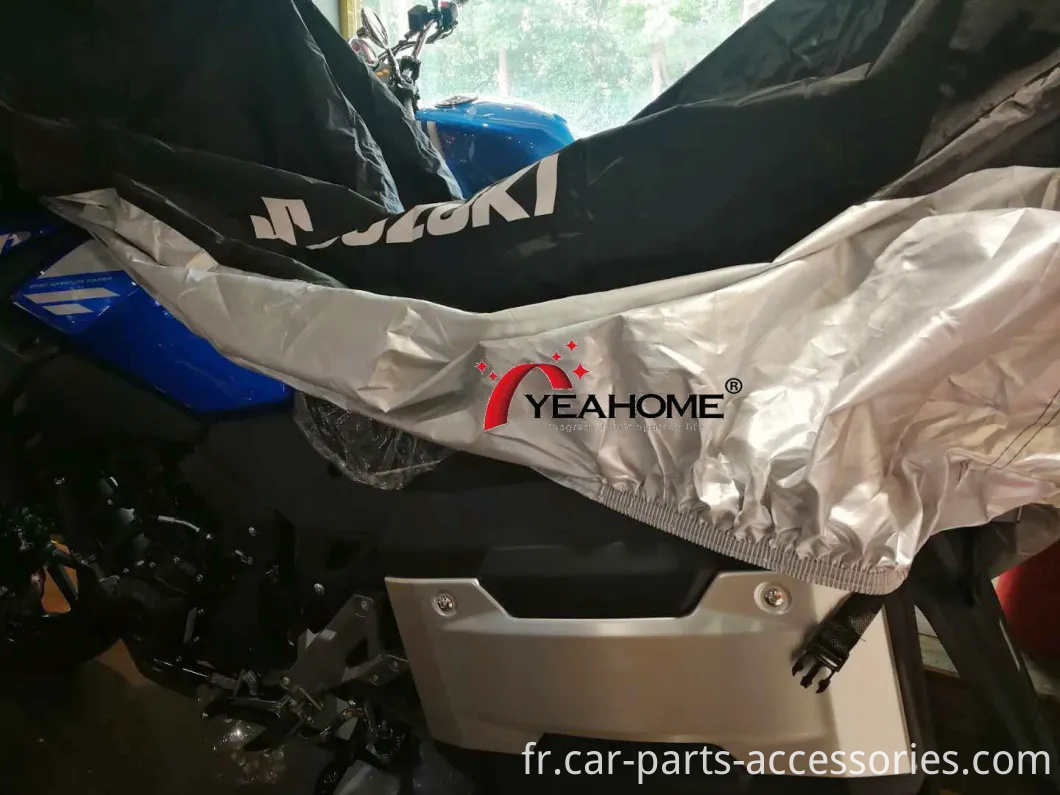 Housse de moto Logo personnalisé imprimé Patchwork Housse de protection extérieure pour moto